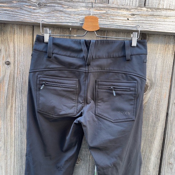 ROXY Cabin Dry Flight Tech 15K Waterproof Black Ski Snow Pant Size Large - Picture 9 of 10